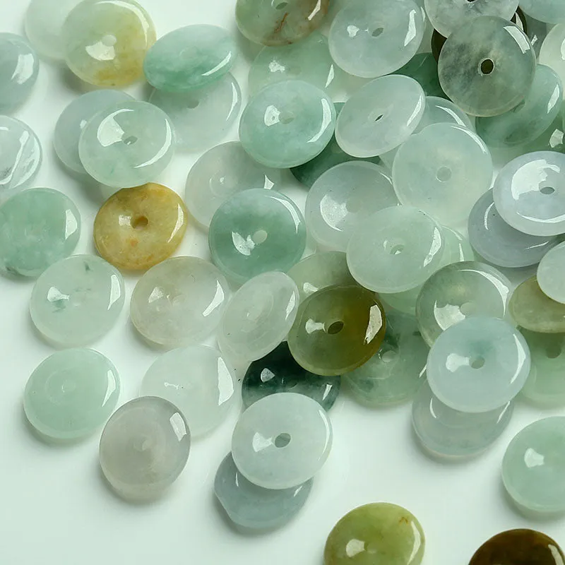 11X11X2mm Natural Jade Beads Jadeite Bead WBD40