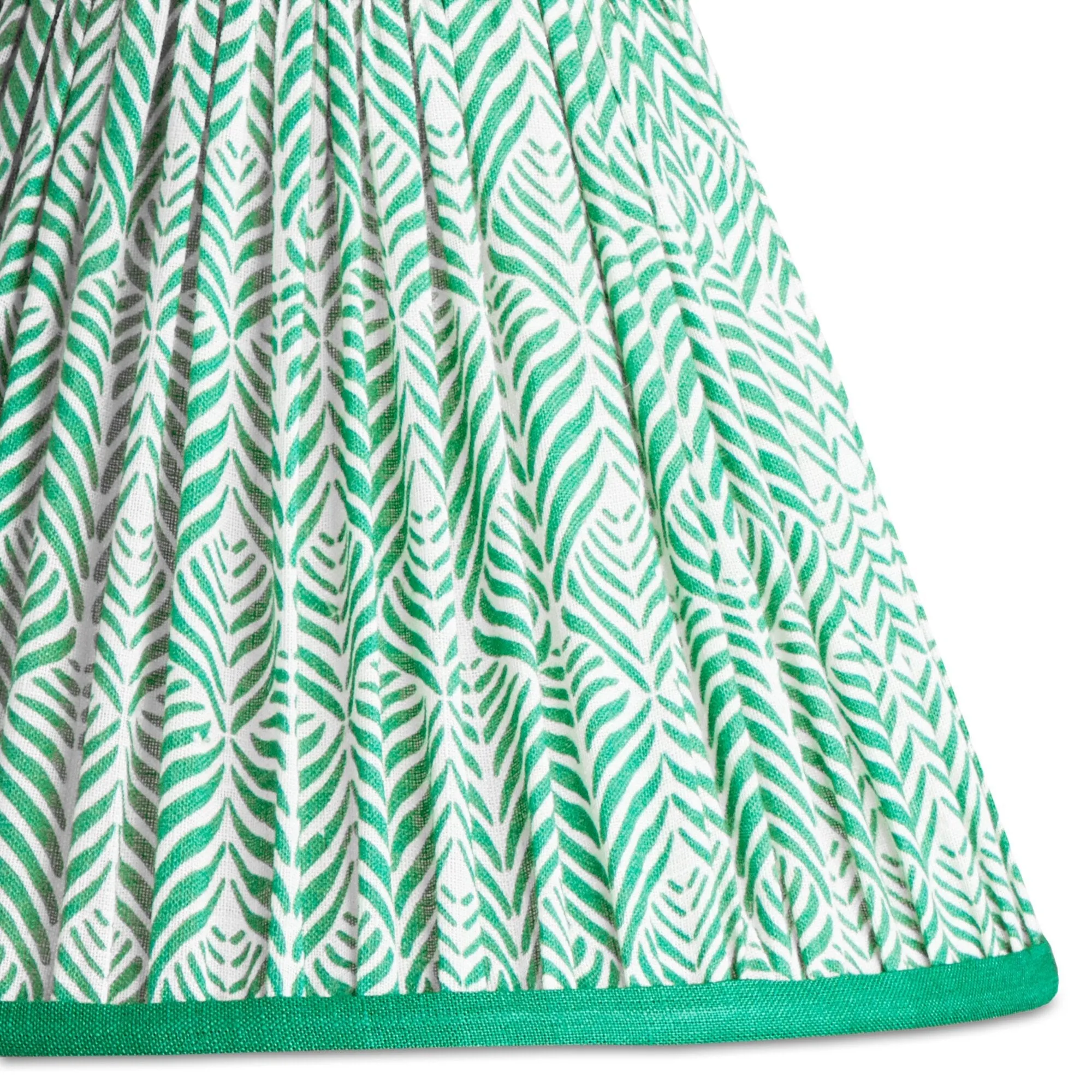 16cm empire shade in Liberty's 'Quill' in jade