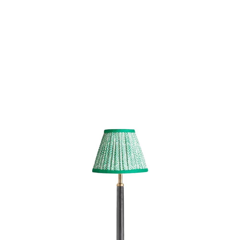 16cm empire shade in Liberty's 'Quill' in jade