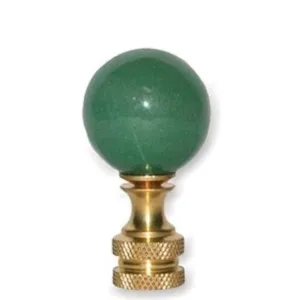 25mm Genuine Aventurine Jade Ball Finial