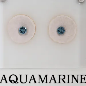 4mm & 5mm Round Santa Maria Aquamarine Stone