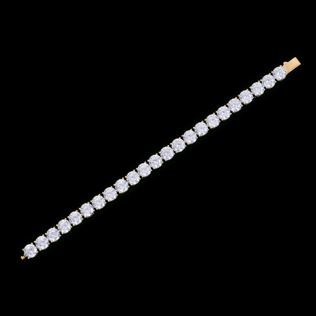 8mm Iced Tennis Anklet [ONLY SHIP TO THE US]