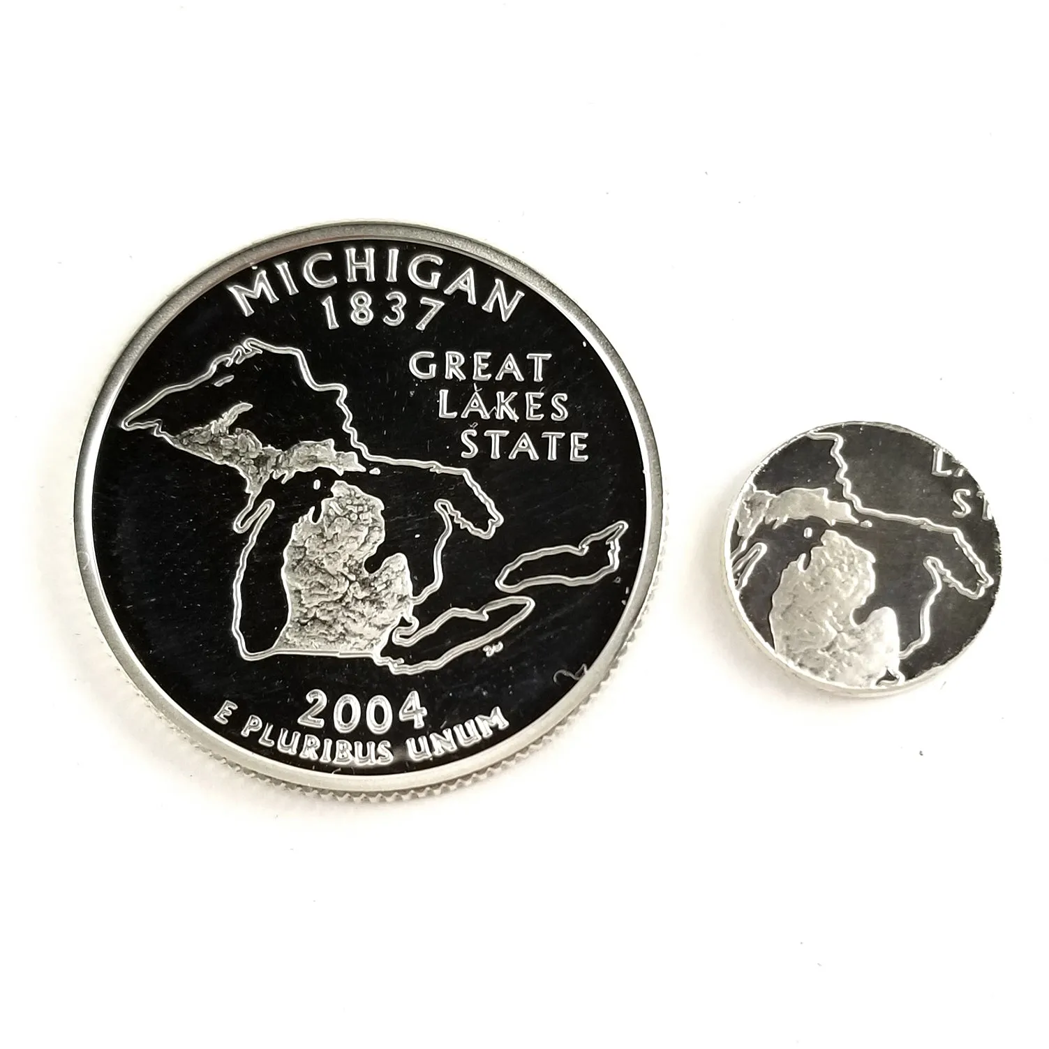 90% Silver Michigan Quarter Ring