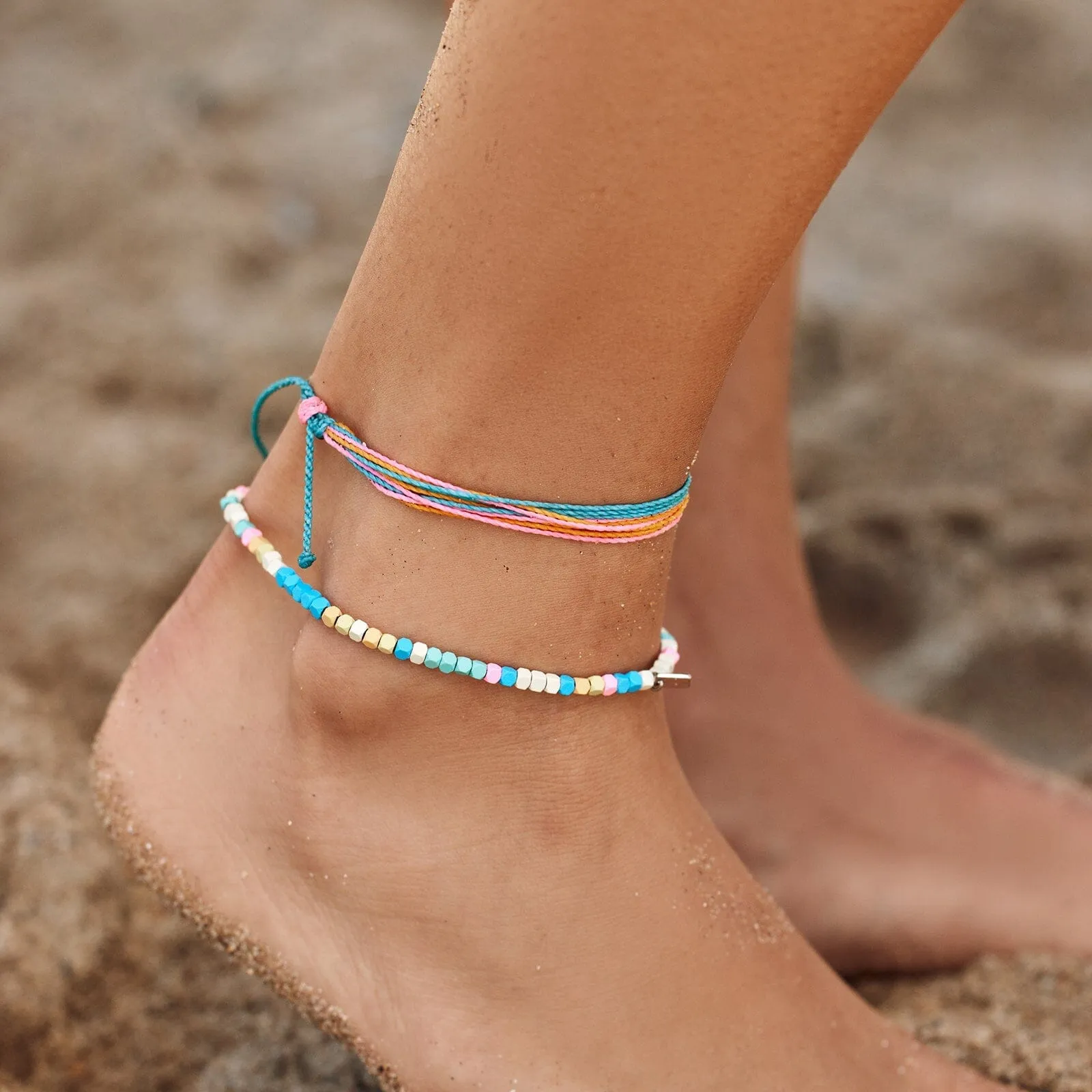 Bahama Bead Stretch Anklet