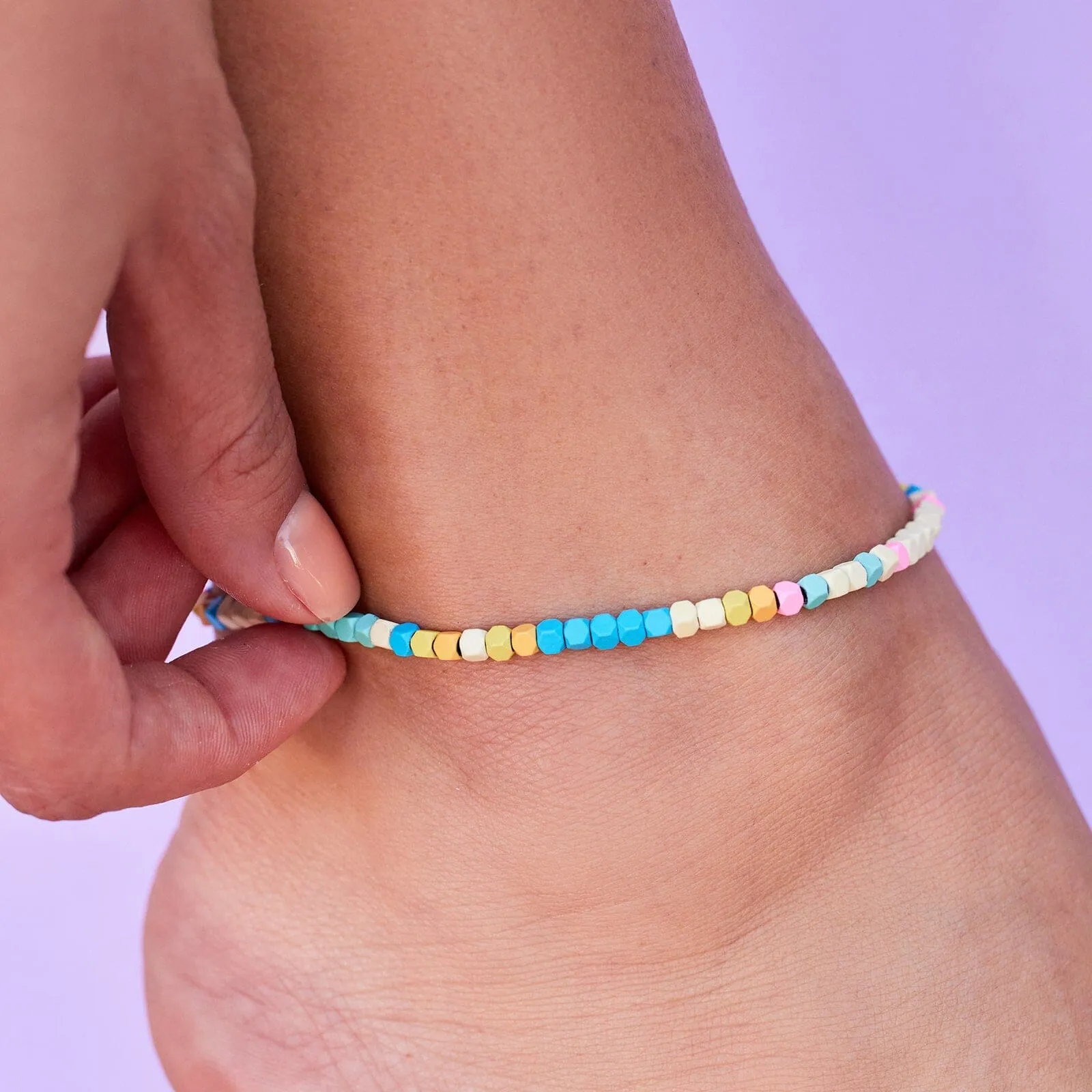 Bahama Bead Stretch Anklet