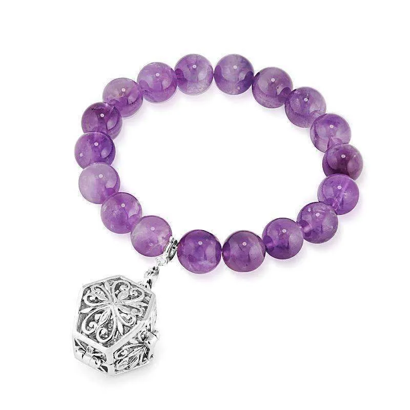 Bead Perfumed Bracelet - Eternity Silver