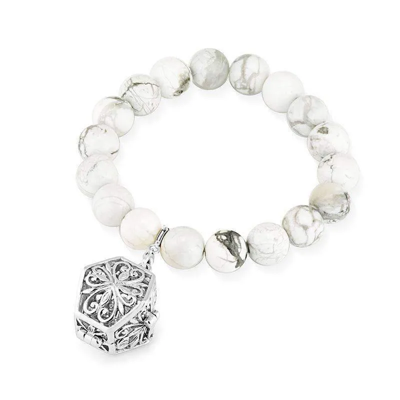 Bead Perfumed Bracelet - Eternity Silver