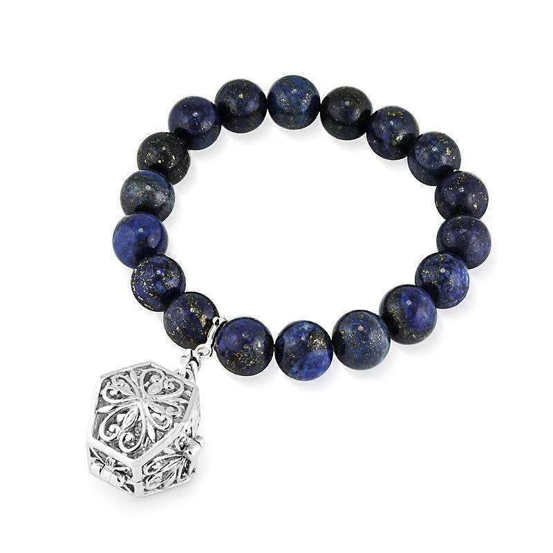 Bead Perfumed Bracelet - Eternity Silver