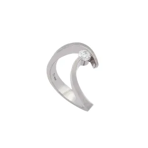 Cardillac -18K white gold Diamond Ring Embrace