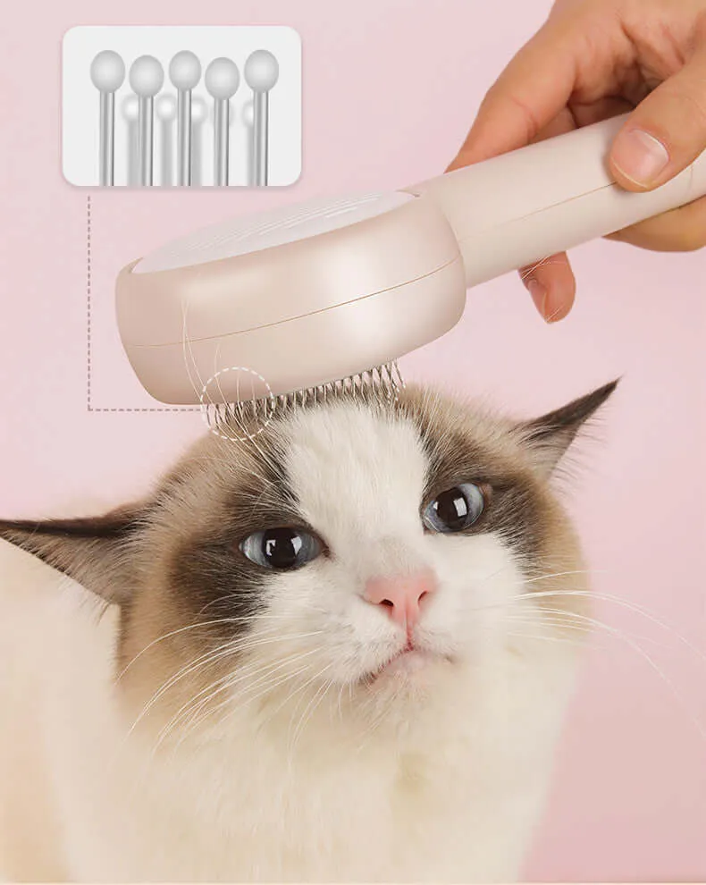 Cat Combing Brush - Needle Comb for Cat Hair Cleaning and Dog Grooming