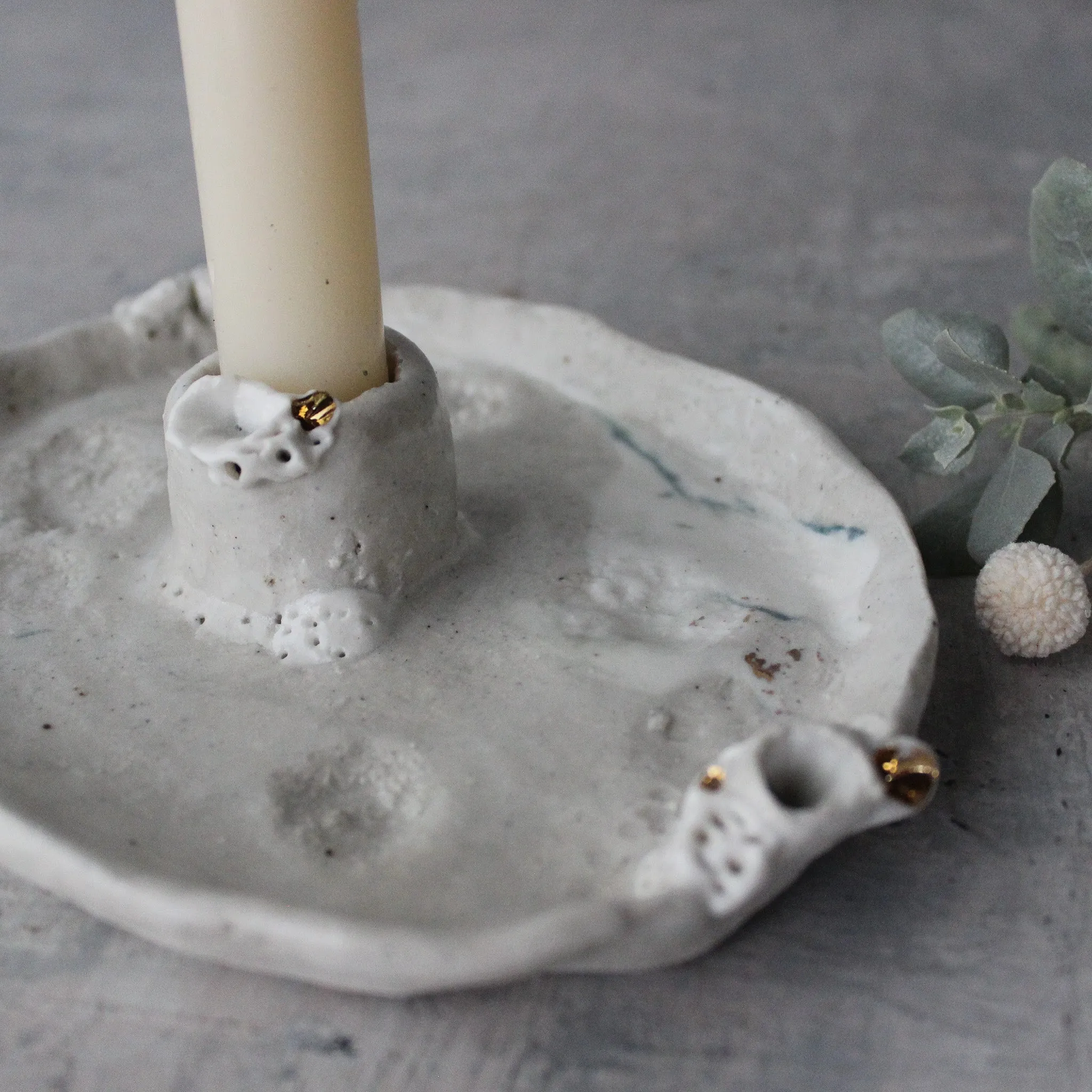 Ceramic Candle Holder Trays