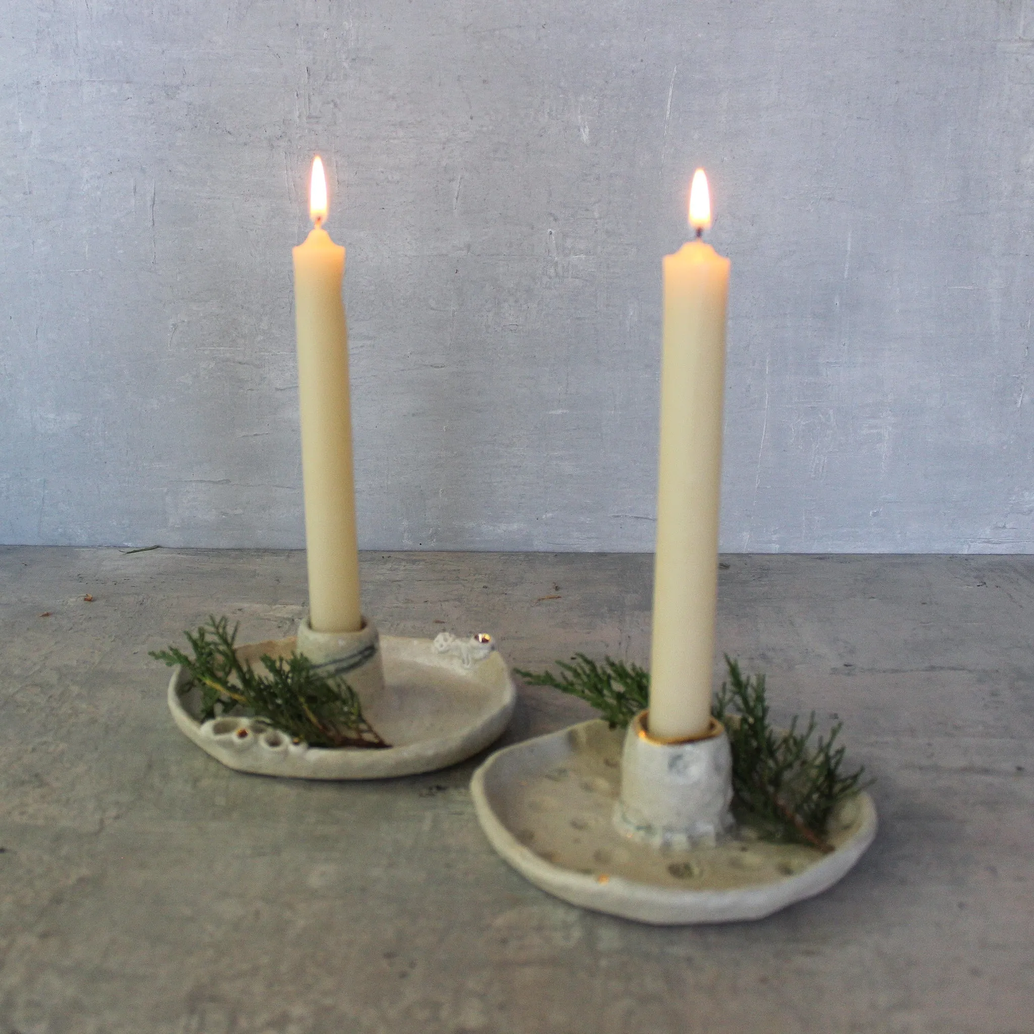 Ceramic Candle Holder Trays