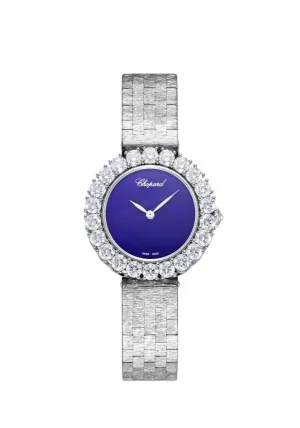 Chopard L’Heure Du Diamant Round Small Vintage 18K White Gold & Diamonds Ladies Watch