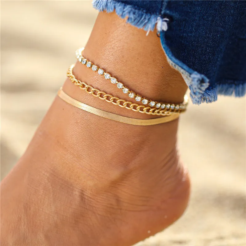 Combination Set Anklet Foot Ornaments