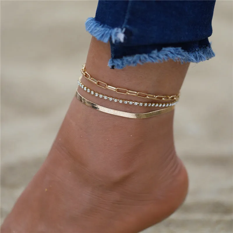 Combination Set Anklet Foot Ornaments