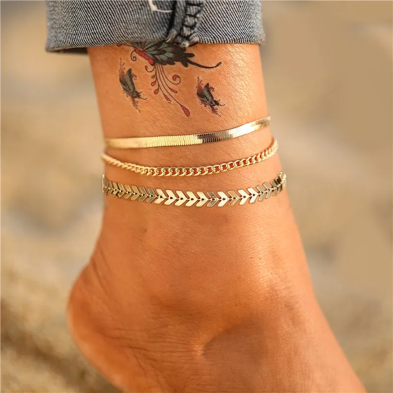 Combination Set Anklet Foot Ornaments