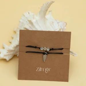 Combo of 3 Flower & Feather charm Anklet