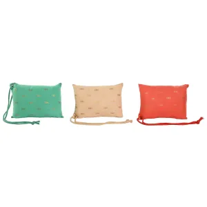 Cushion Home ESPRIT Green Beige Coral 30 x 10 x 20 cm (3 Units)