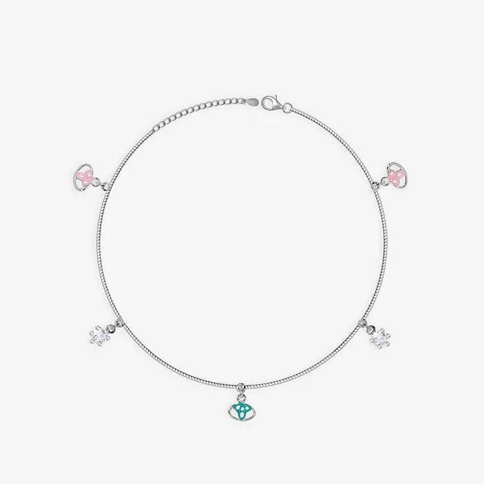 Cute Car logo Anklet