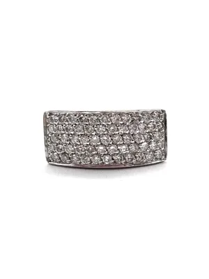 Diamond Pavé Rectangle Ring