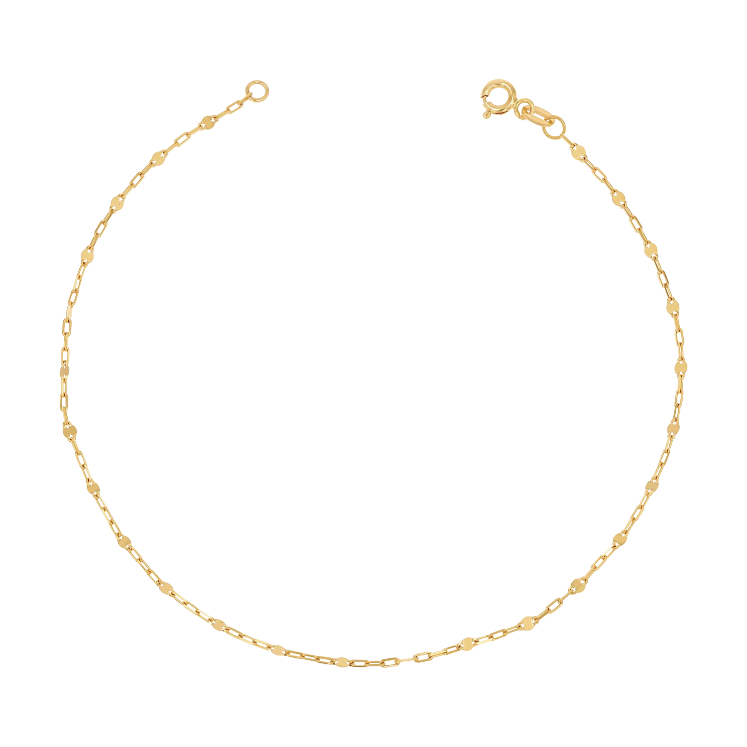 Disc Chain Anklet