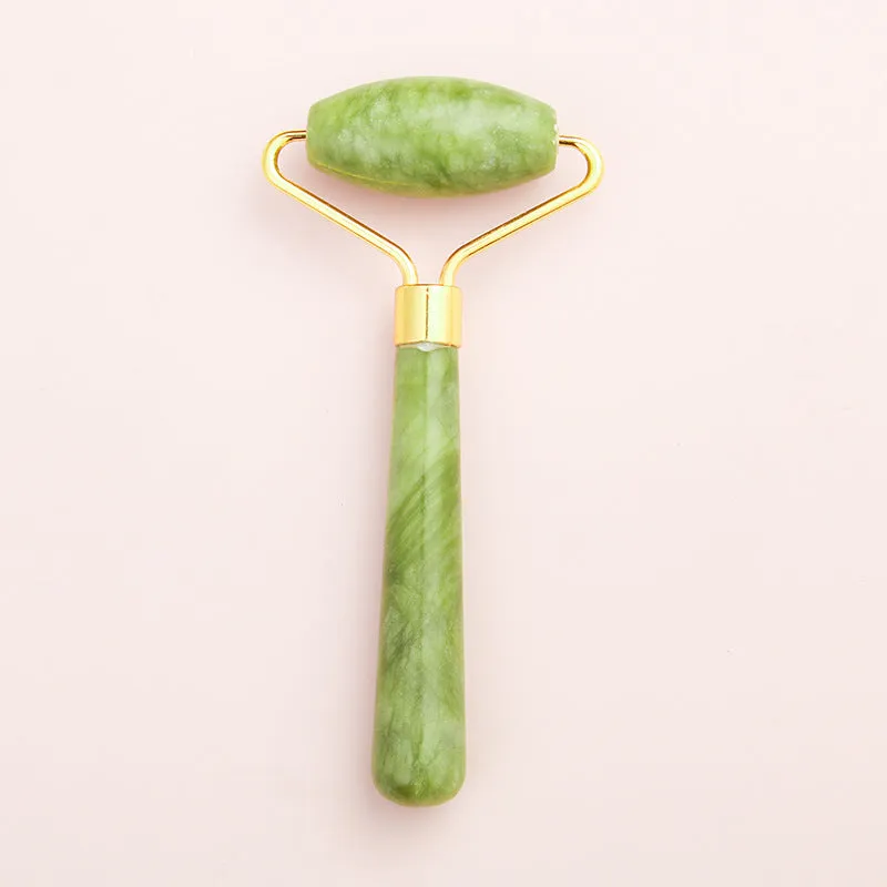 Facial Jade Massage Stick Foreign Trade Jade Wholesale Jade Roller Xiuyu Beauty Container