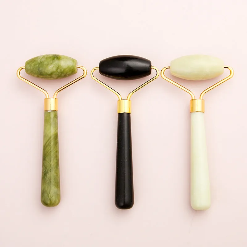 Facial Jade Massage Stick Foreign Trade Jade Wholesale Jade Roller Xiuyu Beauty Container