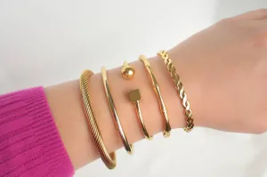 Gold Cuff Bracelet