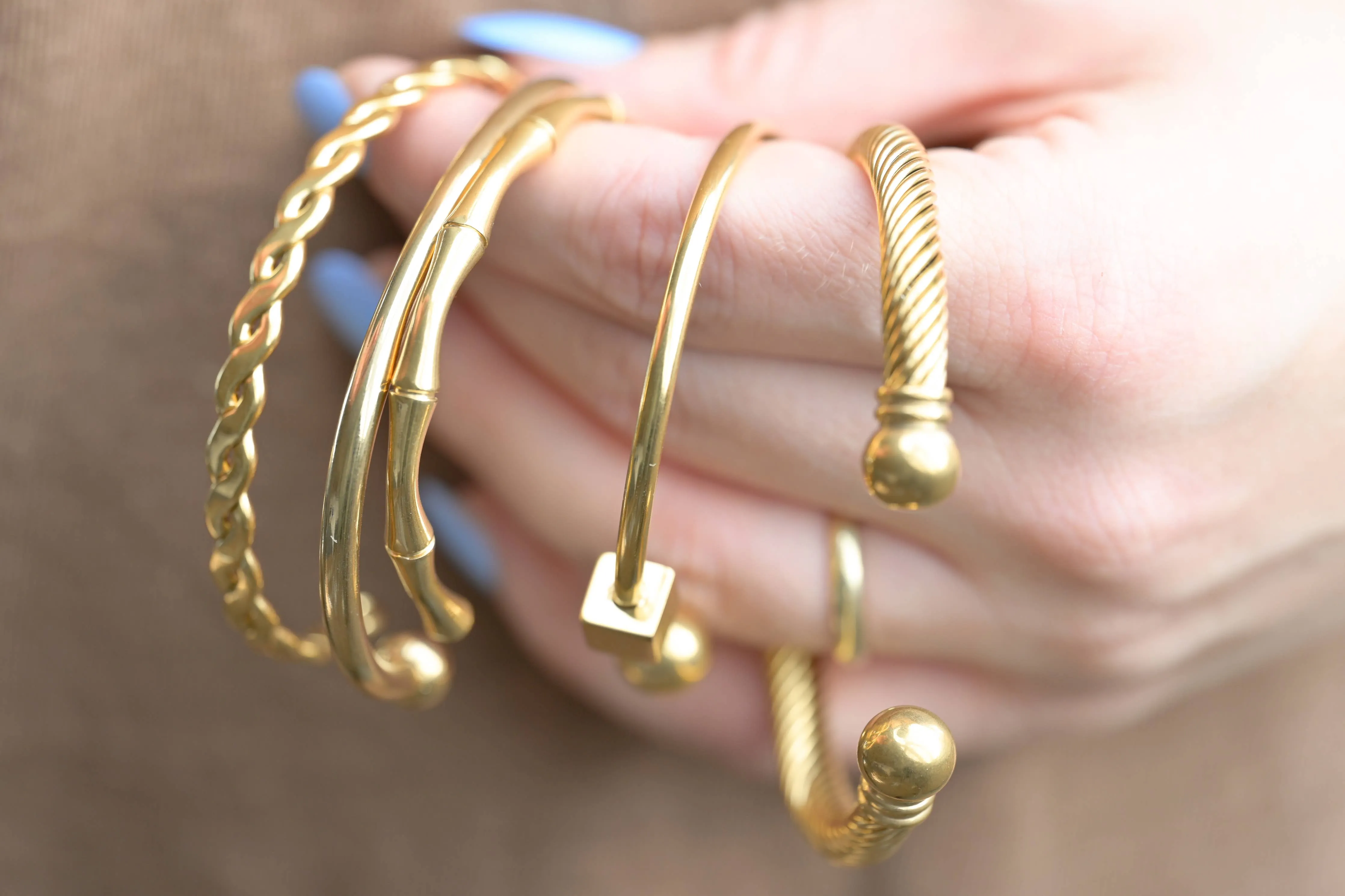 Gold Cuff Bracelet