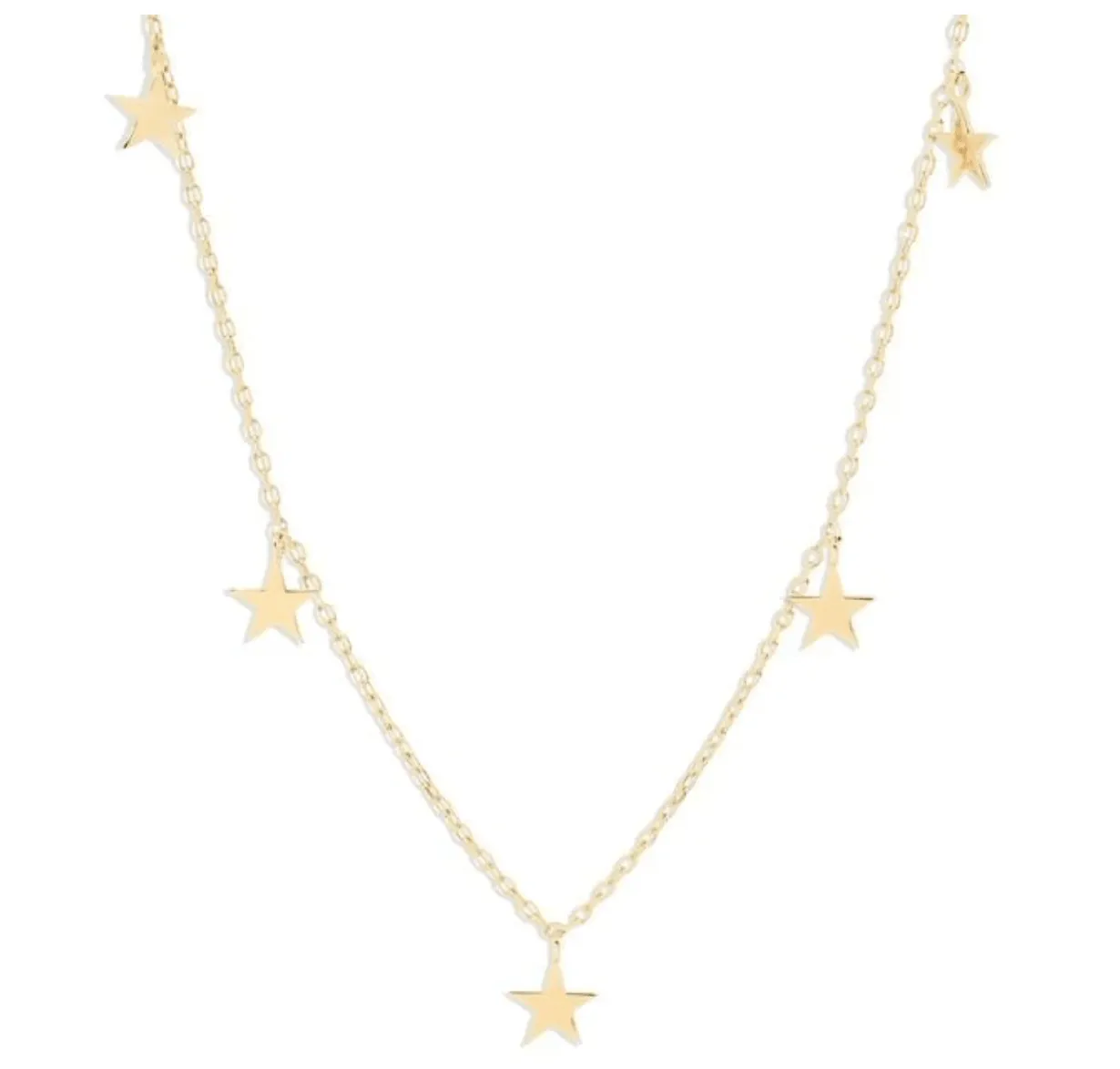 Gold Star bright Anklet