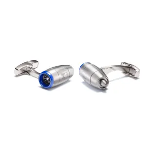 Jetstream Interchangeable Cufflinks (Titanium Silver Set A)