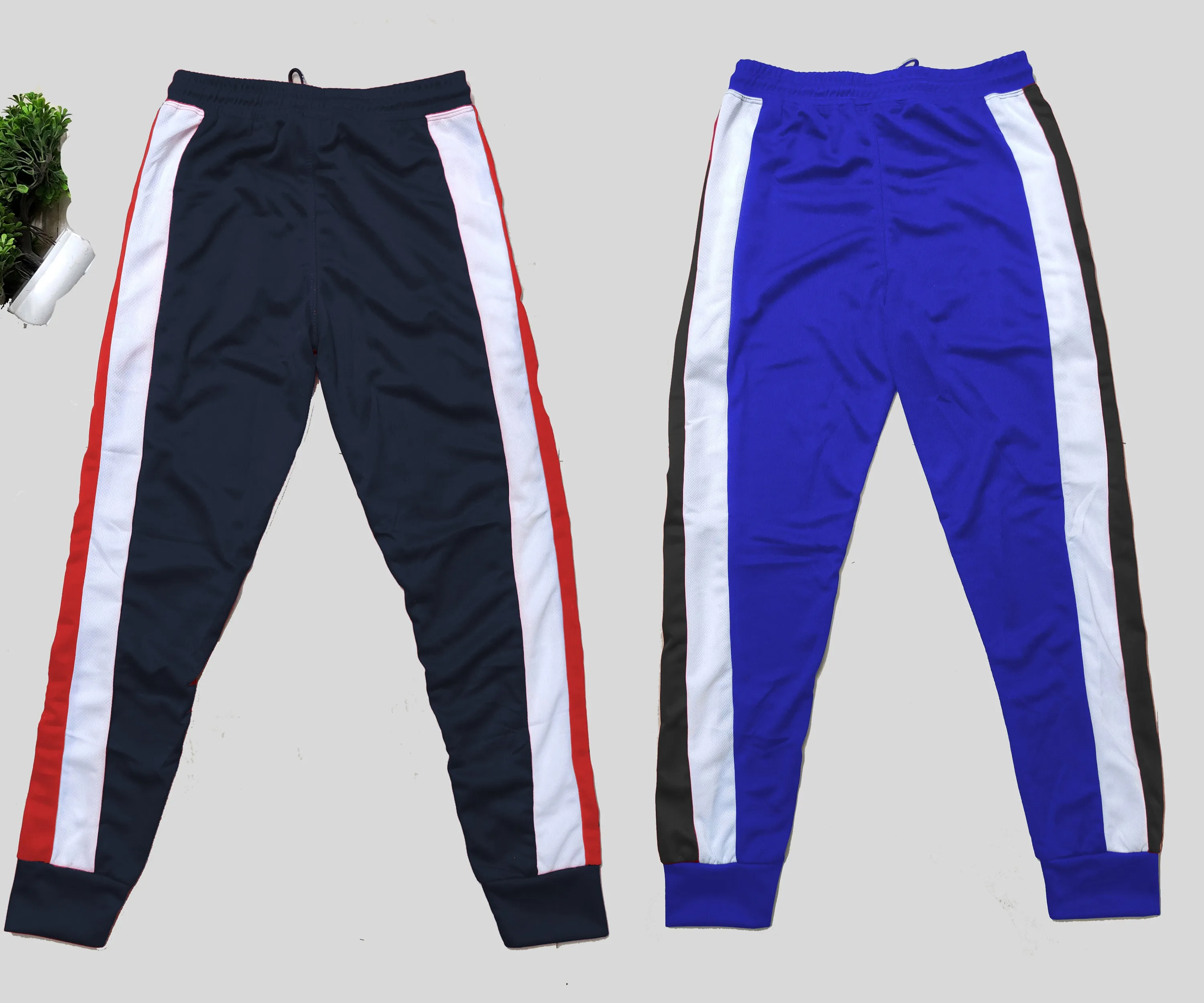 Men Colorblock Dark Blue/Blue Joggers (Pack of 2)