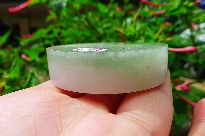 Natural Jade Rough Jadeite Raw (122g,5.65X1.45cm)