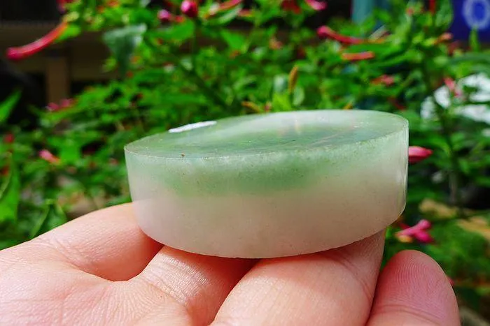 Natural Jade Rough Jadeite Raw (122g,5.65X1.45cm)