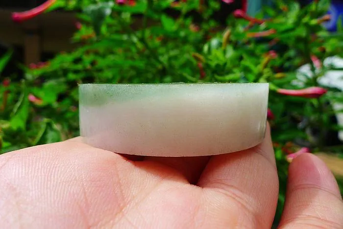 Natural Jade Rough Jadeite Raw (122g,5.65X1.45cm)