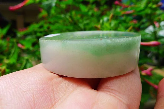 Natural Jade Rough Jadeite Raw (122g,5.65X1.45cm)