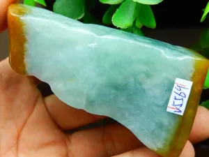 Natural Jade Rough Jadeite Raw (139g, 86X36X25mm)