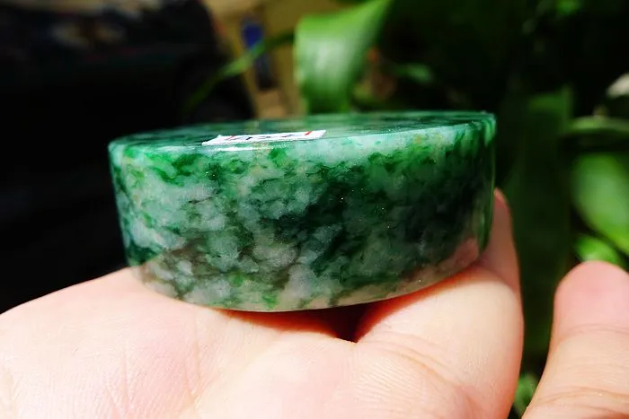 Natural Jade Rough Jadeite Raw (140g,5.6X5.6X1.75cm)