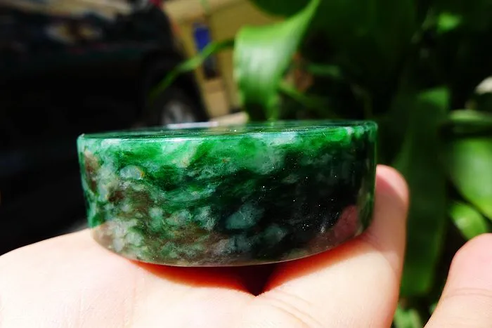 Natural Jade Rough Jadeite Raw (140g,5.6X5.6X1.75cm)