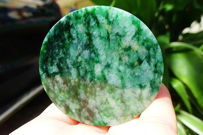 Natural Jade Rough Jadeite Raw (140g,5.6X5.6X1.75cm)