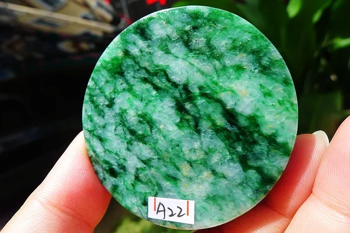 Natural Jade Rough Jadeite Raw (140g,5.6X5.6X1.75cm)