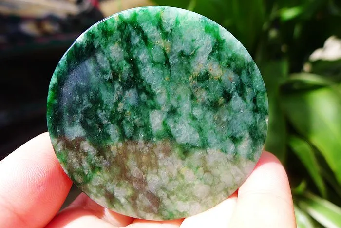 Natural Jade Rough Jadeite Raw (140g,5.6X5.6X1.75cm)