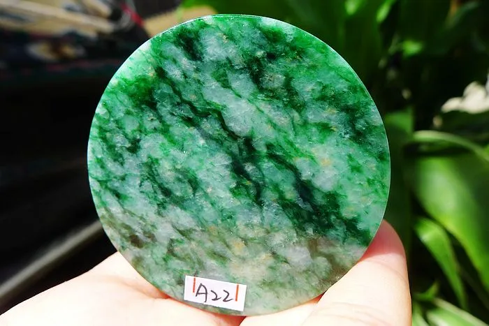 Natural Jade Rough Jadeite Raw (140g,5.6X5.6X1.75cm)