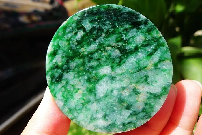 Natural Jade Rough Jadeite Raw (140g,5.6X5.6X1.75cm)