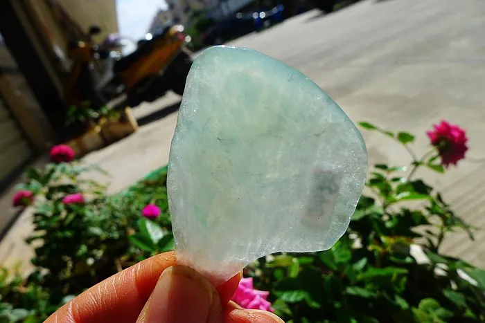 Natural Jade Rough Jadeite Raw (17g,5.2X3.6X0.65cm)