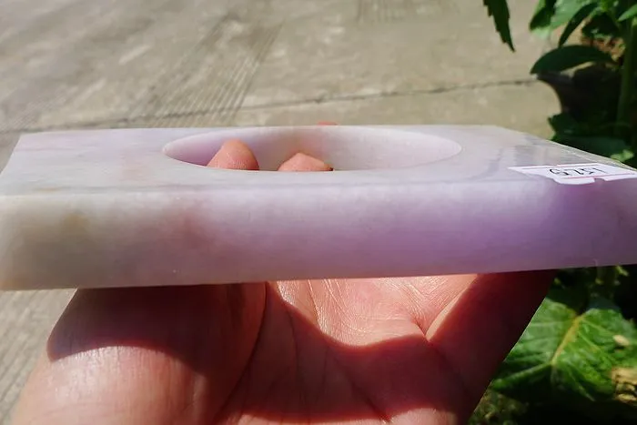 Natural Jade Rough Jadeite Raw (512g,18X9.6X1.6cm)