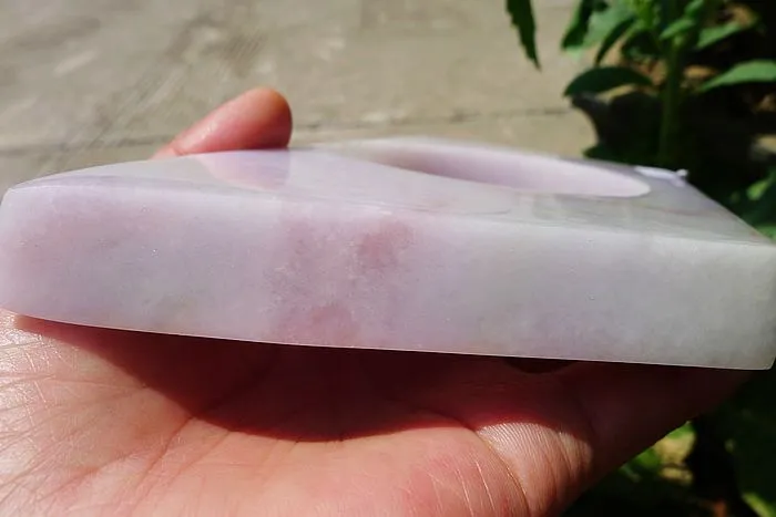 Natural Jade Rough Jadeite Raw (512g,18X9.6X1.6cm)