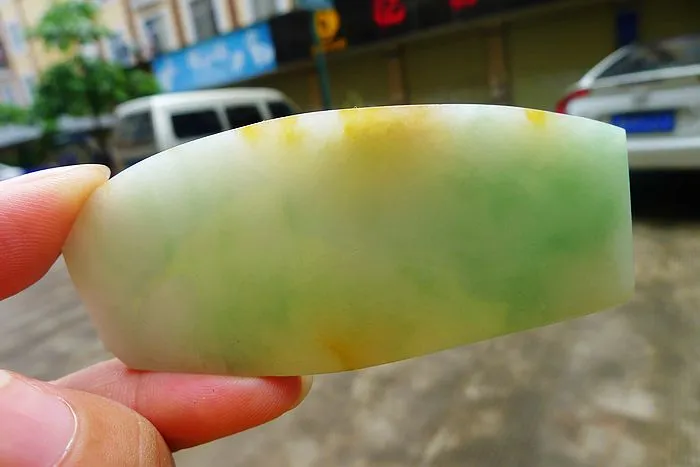 Natural Jade Rough Jadeite Raw (57g,7.7X3.3X0.85cm)