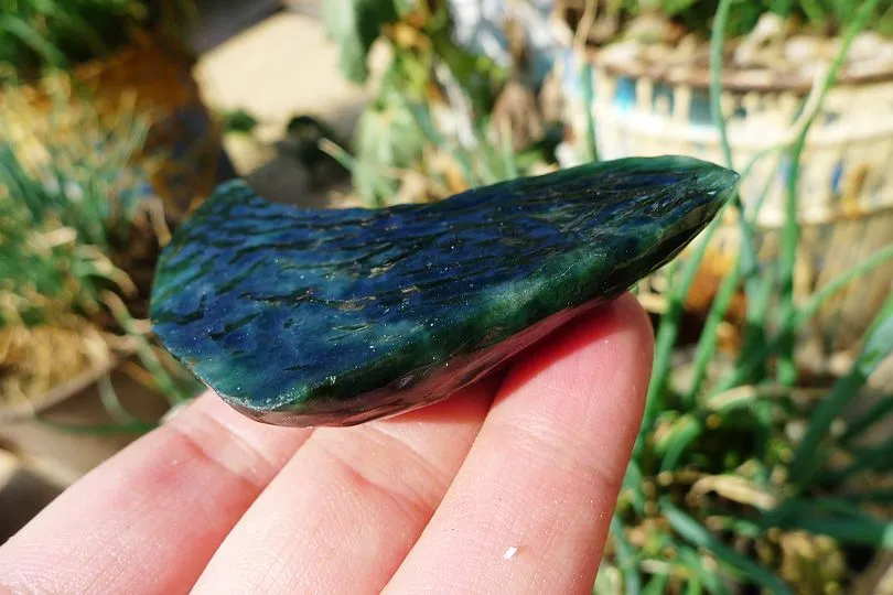 Natural Jade Rough Jadeite Raw (65g,7.5X3.5X1.35cm)