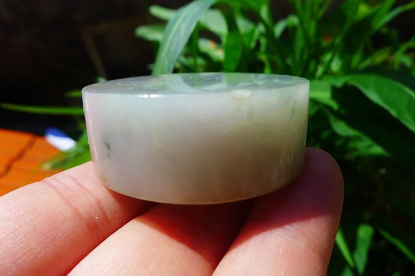 Natural Jade Rough Jadeite Raw (70g,4.1X4.4X1.55cm)